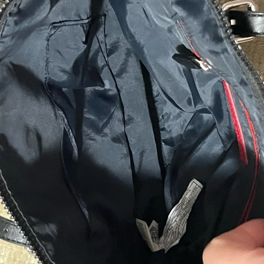 Tommy Hilfiger Navy Monogram Laptop Bag